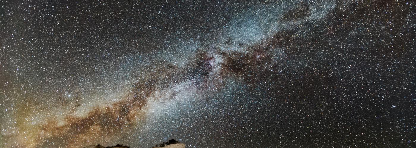 Milky Way above Møns Klint
