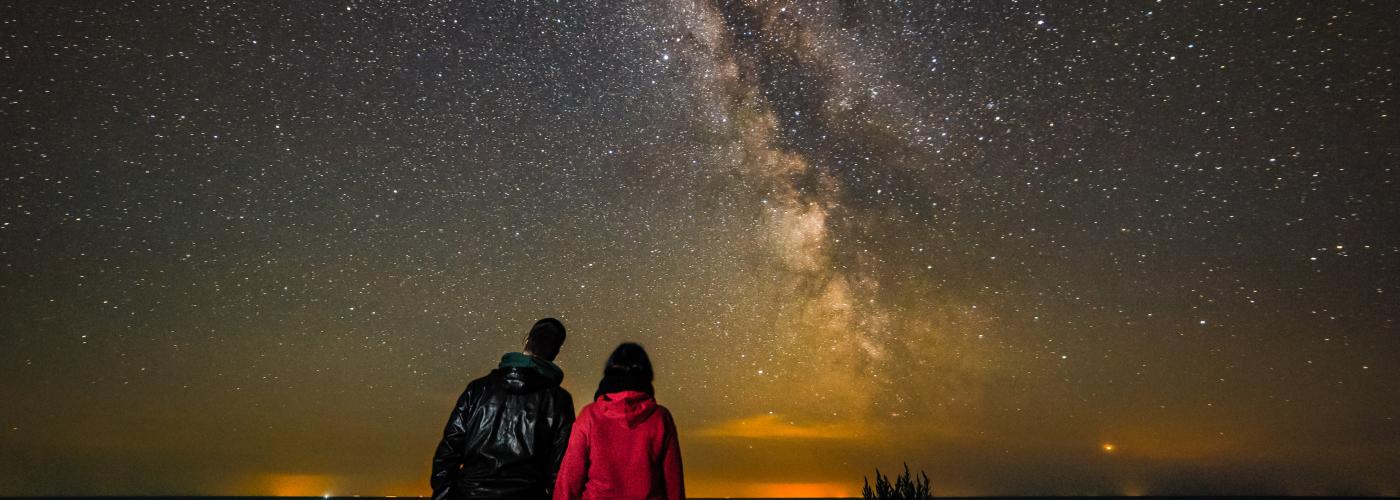 Dark Sky tur ved stranden
