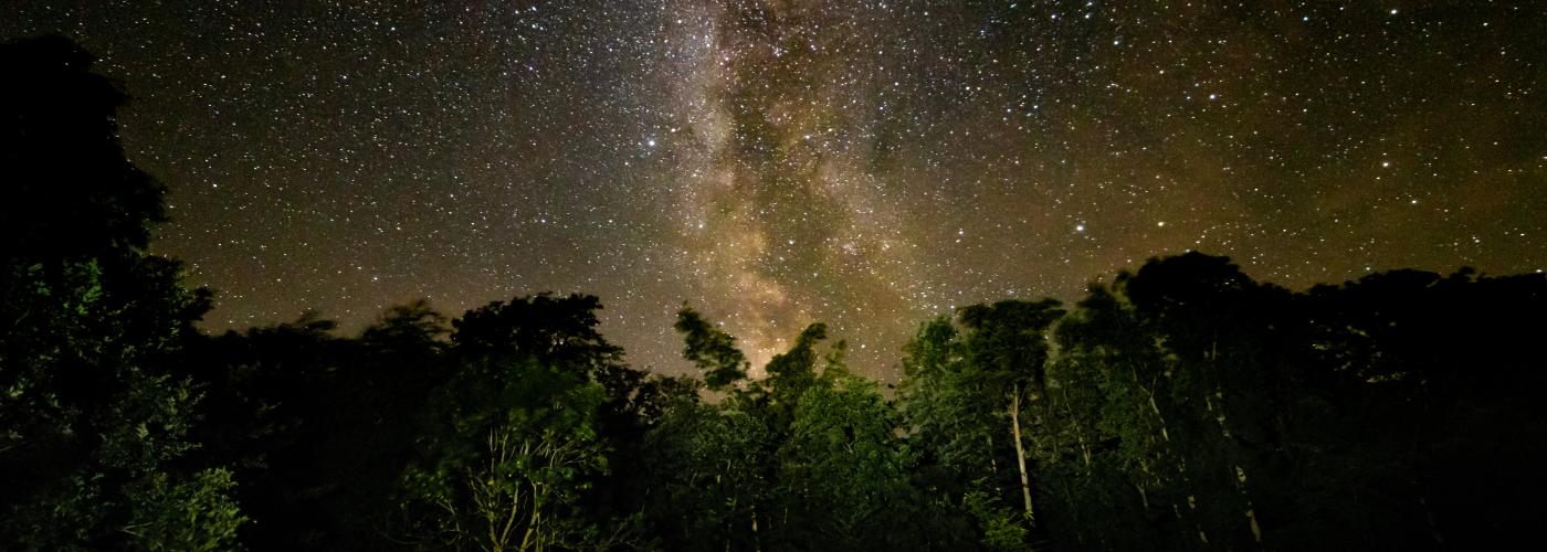 Mælkevejen over Dark Sky Camp
