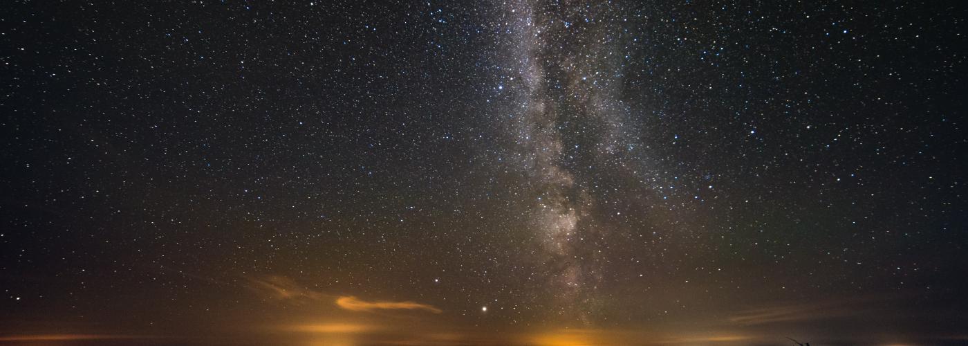 Milky Way seen from Møn