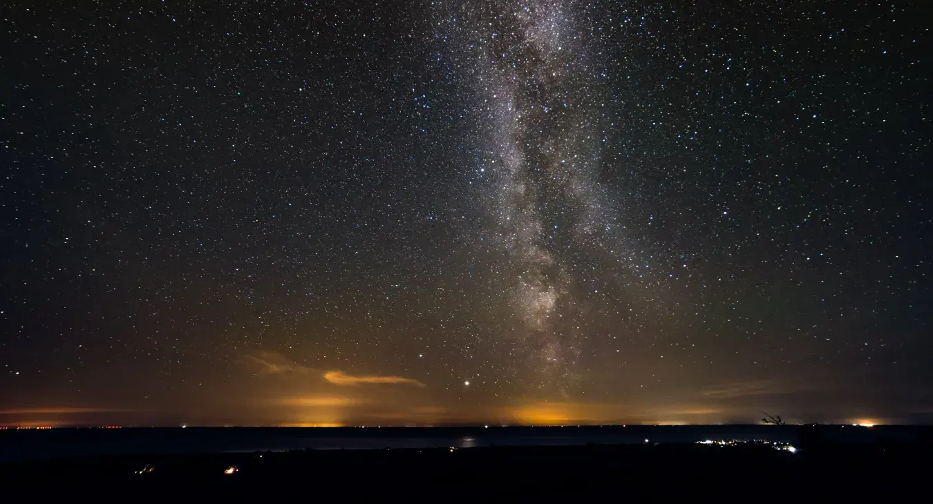 Milky Way seen from Møn