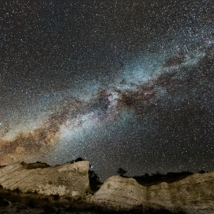 Milky Way above Møns Klint