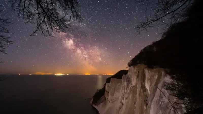 Milky Way at Møns Klint